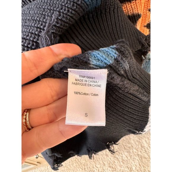 YFB Tie Dye Knit Pullover Sweater Women’s Size Small - Picture 3 of 7